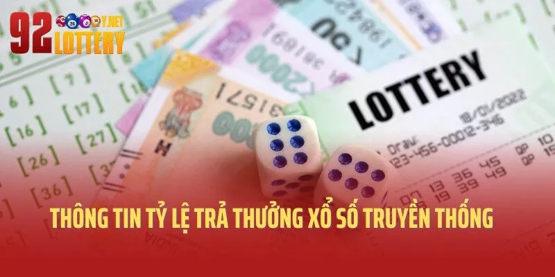 Thông tin tỷ lệ trả thưởng xổ số truyền thống